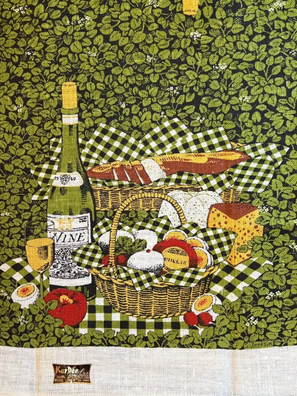 vintage KayDee tea towel